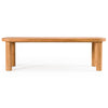 Renava Kamari Outdoor Natural Teak Dining Table Model VGEF-LAREDO-DT