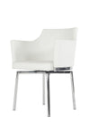 Modrest Kaweah Modern White Dining Chair Model VGHR3149-WHT