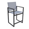 Renava Kayak Modern Dark Charcoal Outdoor Counter Stool Model VGGERH-AGEAN-BS-CTR-GRY-1