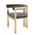 Modrest Kersey Glam Grey Velvet Accent Chair Model VGMFMC4141-GRY-CH