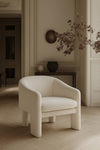 Modrest Khan Modern Off White Fabric Accent Chair Model VGOD-ZW-21102-CH