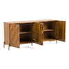 Modrest Killeen Modern Gold & Walnut Buffet Model VGCSSB-17181-BRN-BUF