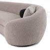 Modrest Kilmer Modern Grey Curved Fabric Sectional Sofa Model VGOD-ZW-22017-GRY