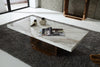 Modrest Kingsley Modern Marble & Rosegold Coffee Table Model VGVCCT8933