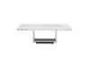 Modrest Kingsley Modern Marble & Stainless Steel Coffee Table Model VGVCCT8933-STL