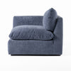Divani Casa Kinsey Modern Blue Fabric Modular Left Facing Seat Model VGKK-KF.8035-LAF1.5-NAVY