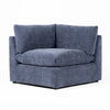 Divani Casa Kinsey Modern Blue Fabric Modular Corner Seat Model VGKK-KF.8035-CORNER-NAVY