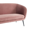 Divani Casa Koeing Modern Coral Fabric Sofa Model VGHCJYM2008-CRL