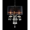 Furniture of America Jada Chrome/Black Glam Ceiling Lamp Model L76733BK-H