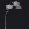 Furniture of America Tina Chrome Glam Arch Lamp Model L76932