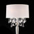 Furniture of America Sophy White/Chrome Traditional Table Lamp Model L95109T