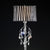 Furniture of America Arya Black/Chrome Glam Floor Lamp Model L95123F