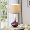 Furniture of America Fay Purple Contemporary Table Lamp Model L9709