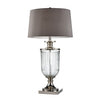 Furniture of America Ira Silver/Clear Contemporary Table Lamp Model L9711