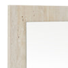 Lamod Italia Lago Modern Faux Travertine Mirror Model VGAC-LAGO-MIR