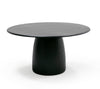 Modrest Lander Modern Mid Century Black Oak Round Dining TableModel VGDW-J3630-1-BLK