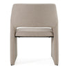 Lasara Modern Beige Fabric Dining Chair