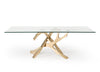 Modrest Legend Modern Glass & Gold Dining Table Model VGVCT8111-GLD