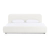Modrest Liam Modern Ivory Fabric Upholstered Bed Model VGKK-KF.B2007-IVY