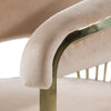 Modrest Linda Modern Beige Velvet And Gold Dining Chair Model VGZA-Y429-BEI-DC