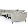 Divani Casa Lloyd Modern Grey Fabric Sectional With Recliners & Console Model VGKMKM510H-SECT-GRY