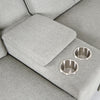Divani Casa Lloyd Modern Grey Fabric Sectional With Recliners & Console Model VGKMKM510H-SECT-GRY