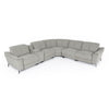 Divani Casa Lloyd Modern Grey Fabric Sectional With Recliners & Console Model VGKMKM510H-SECT-GRY