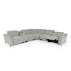 Divani Casa Lloyd Modern Grey Fabric Sectional With Recliners & Console Model VGKMKM510H-SECT-GRY