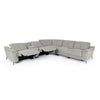 Divani Casa Lloyd Modern Grey Fabric Sectional With Recliners & Console Model VGKMKM510H-SECT-GRY