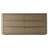 Modrest Lois Modern Beige Shagreen & Brass Dresser Model VGVC-J2408-D