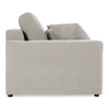 Loki Modern Grey Fabric 4-Seat Sofa
