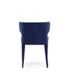 Modrest Lucero Modern Blue Velvet Dining Armchair Model VGYFDC1021F-BLU-DC