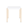 ACME Otrac White & Gold End Table Model LV00035