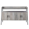 ACME Samiya Gray Oak & Black TV Stand Model LV00151