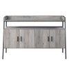 ACME Samiya Gray Oak & Black TV Stand Model LV00151