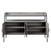 ACME Samiya Gray Oak & Black TV Stand Model LV00151