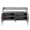 ACME Samiya Gray Oak & Black TV Stand Model LV00151