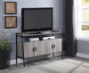 ACME Samiya Gray Oak & Black TV Stand Model LV00151