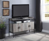 ACME Samiya Gray Oak & Black TV Stand Model LV00151