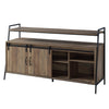 ACME Rashawn Rustic Oak & Black TV Stand Model LV00152