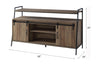 ACME Rashawn Rustic Oak & Black TV Stand Model LV00152