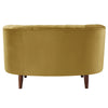 ACME Millephri Olive Yellow Velvet Chair Model LV00165