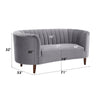 ACME Millephri Gray Velvet Loveseat Model LV00167