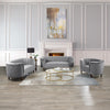 ACME Millephri Gray Velvet Chair Model LV00168