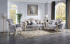 ACME Galelvith Gray Fabric Sofa with 6 Pillows Model LV00254