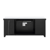 ACME Noralie Mirrored & Faux Diamonds TV Stand with Fireplace & LED Model LV00315