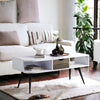 ACME Halima White & Black Coffee Table Model LV00322