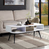ACME Halima White & Black Coffee Table Model LV00322