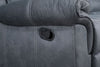 ACME Dollum Two Tone Gray Nubuck Motion Sectional Sofa Model LV00398