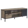 ACME Nantan Rustic Oak & Black TV Stand Model LV00404